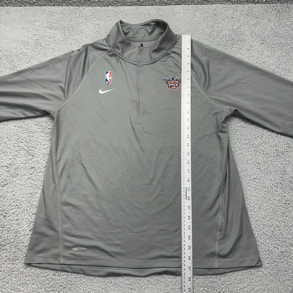 Nike Dri-Fit Women's XL AT9711-002 NBA Phoenix Suns Basketball 1/4 Zip Pullover